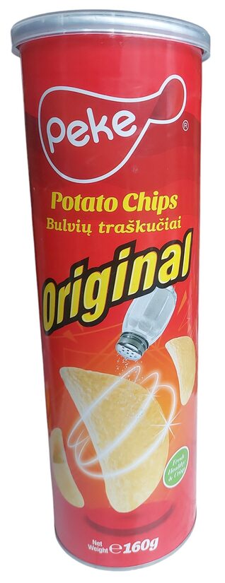 Peke Original kartupeļu čipsi 160 g
